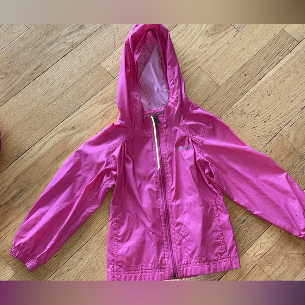 Girls 4t Pink Jacket Bundle North Face and Columbia - Picture 3 of 4